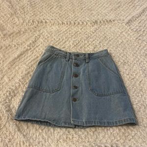 blue jean shirt that’s never been worn